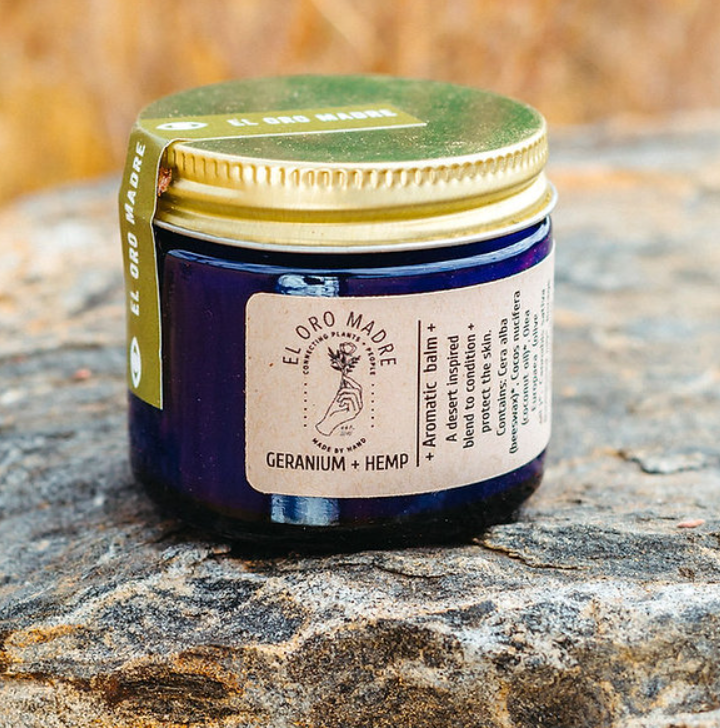 El Oro Madre Geranium + Hemp Aromatic Balm